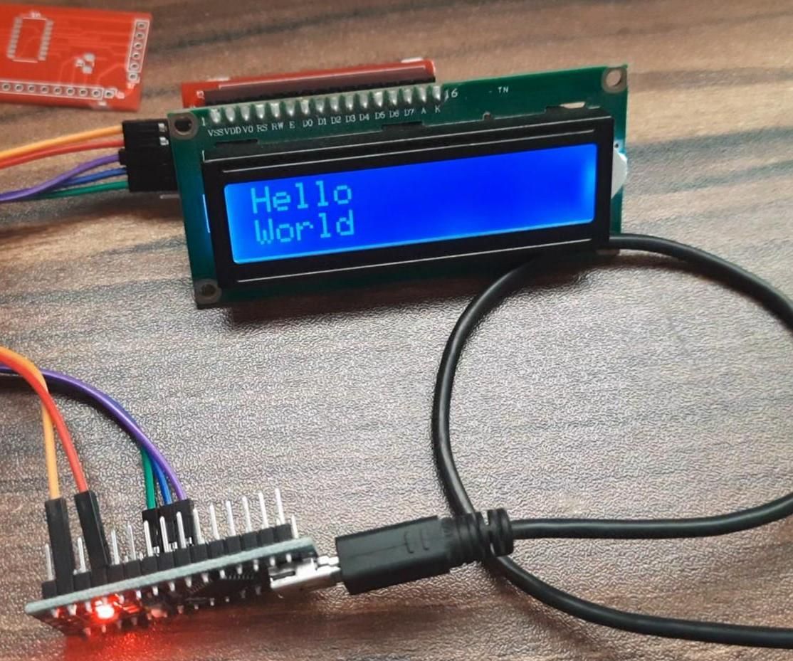 Arduino : 16x2 LCD Using Serial Shift Register