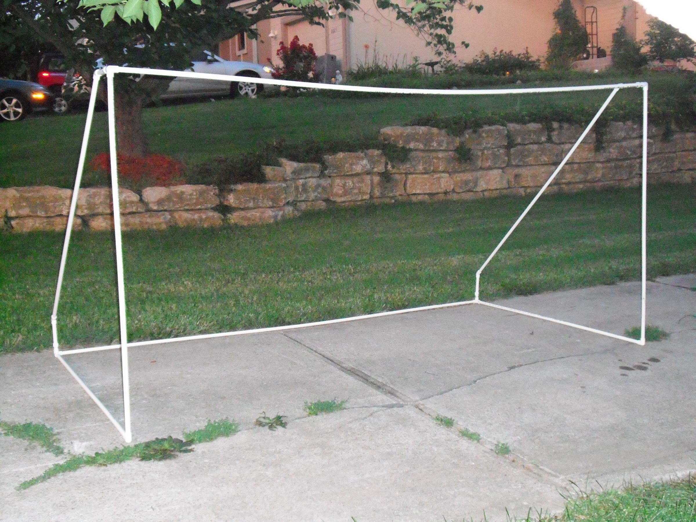 PVC Soccer Goals 10 Steps Instructables