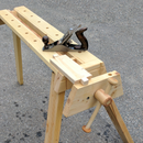 Folding Portable Workbench With Quick Release Vise