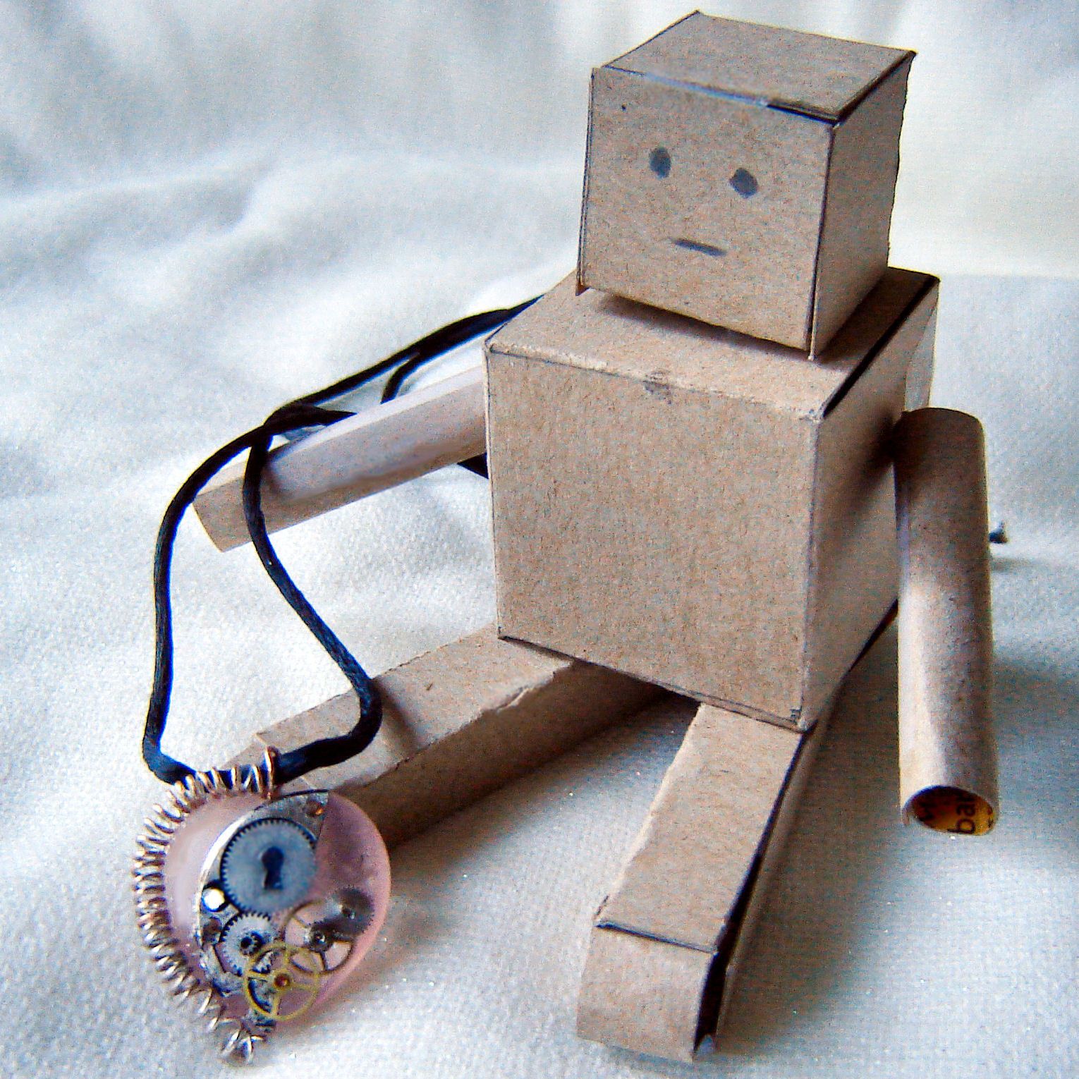 Clockwork Heart Pendant Necklace