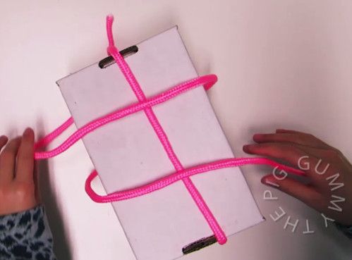 how to tie a box with rope