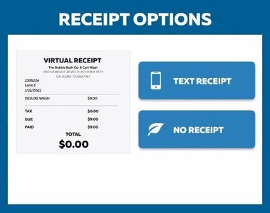 Choose Payment and Get Receipt(Put in Phone Number to Get Receipt)