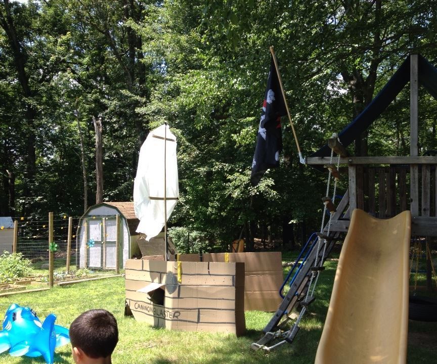 Cardboard Pirate Ship