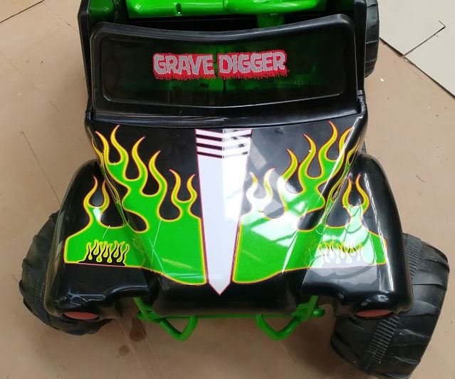 Steering Radius Upgrade on 24v Grave Digger Power Wheels 5 Steps