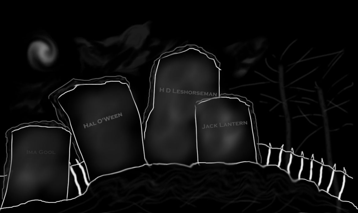 Graveyard At Night