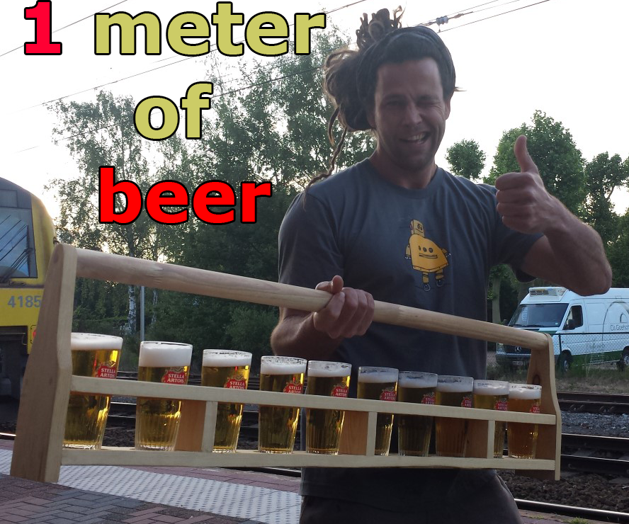 One Meter of Beer