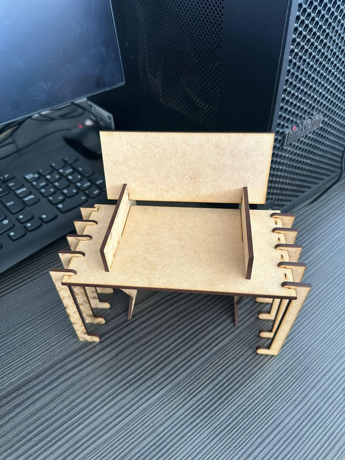 Corte Del Modelo a Escala 1:5