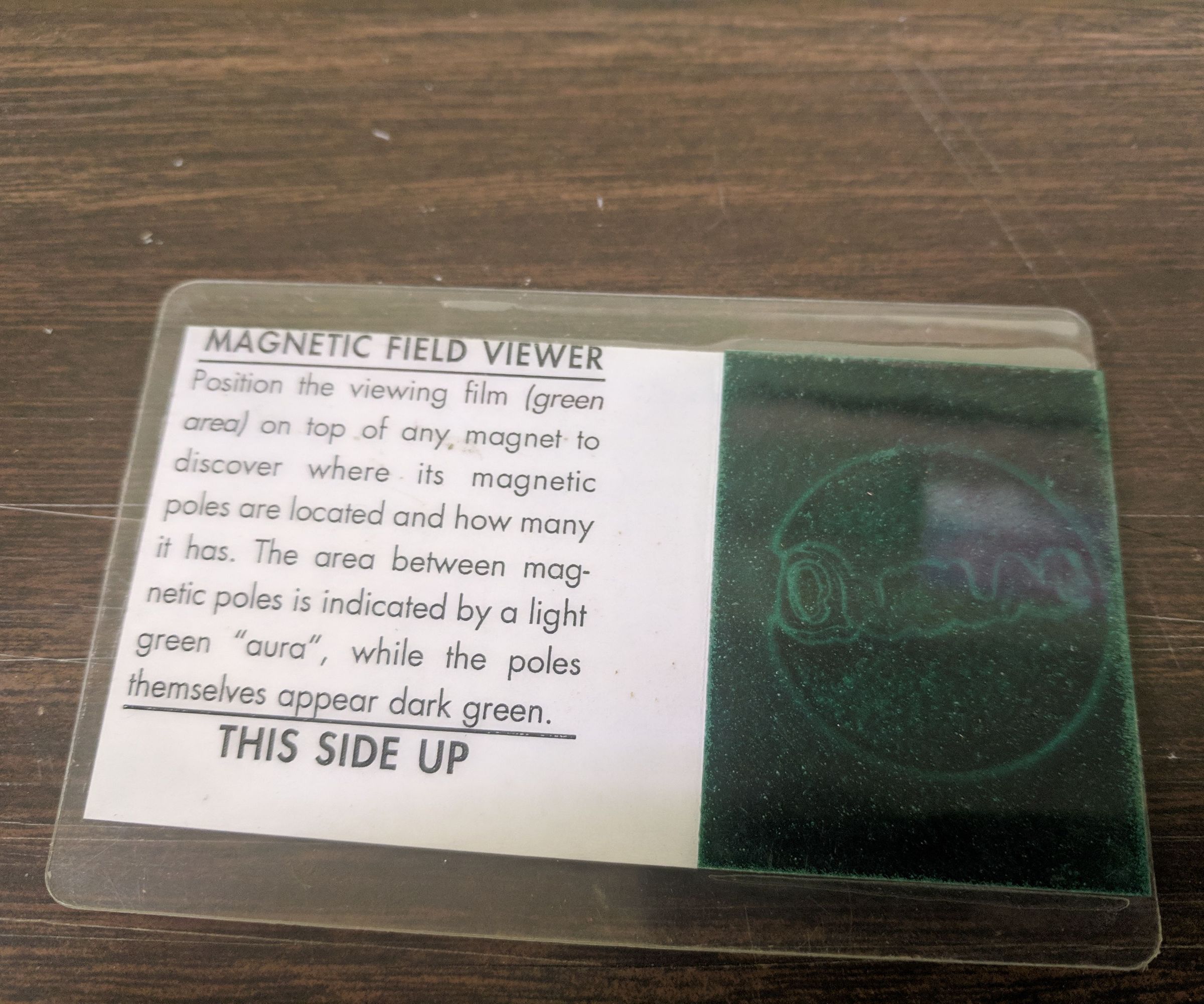 Hiding Messages in Magnets,  Co2 Laser Blanked Neodymium Magnetic Fields. 