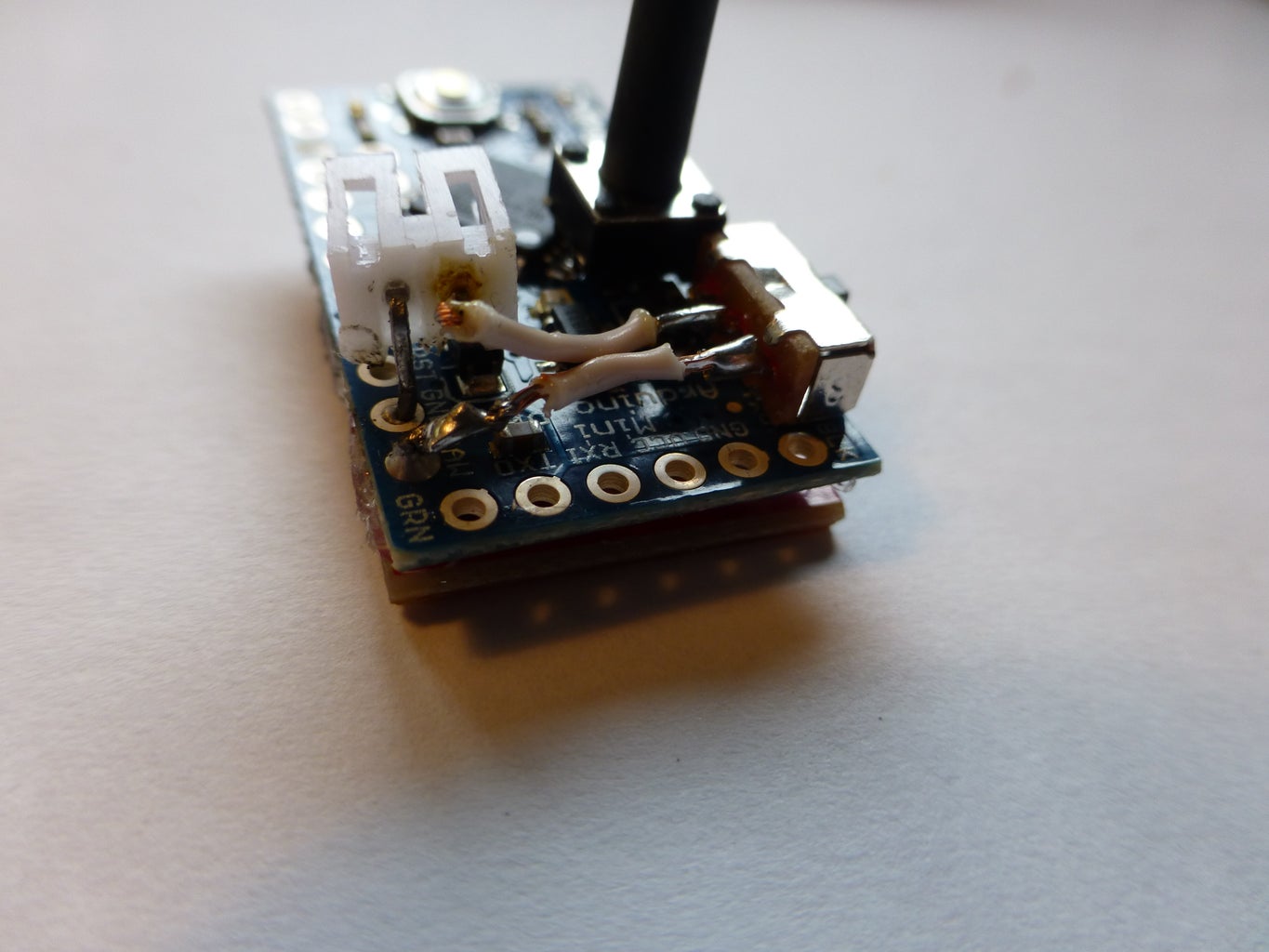 Add the JST Connector and Switch