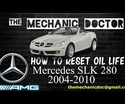 How to Reset Oil Life: Mercedes-Benz SLK 280 2004-2010 (R171) 