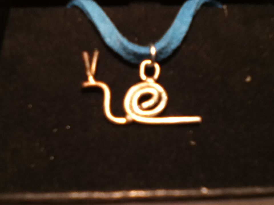 Steel Wire Snail Pendant
