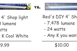 10 LED Shop Light 6 Steps with Pictures Instructables