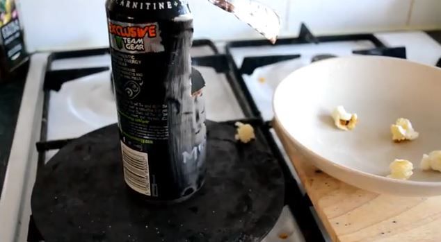 How to Make a PopCorn Machine Out of a Can - Survival/Camping