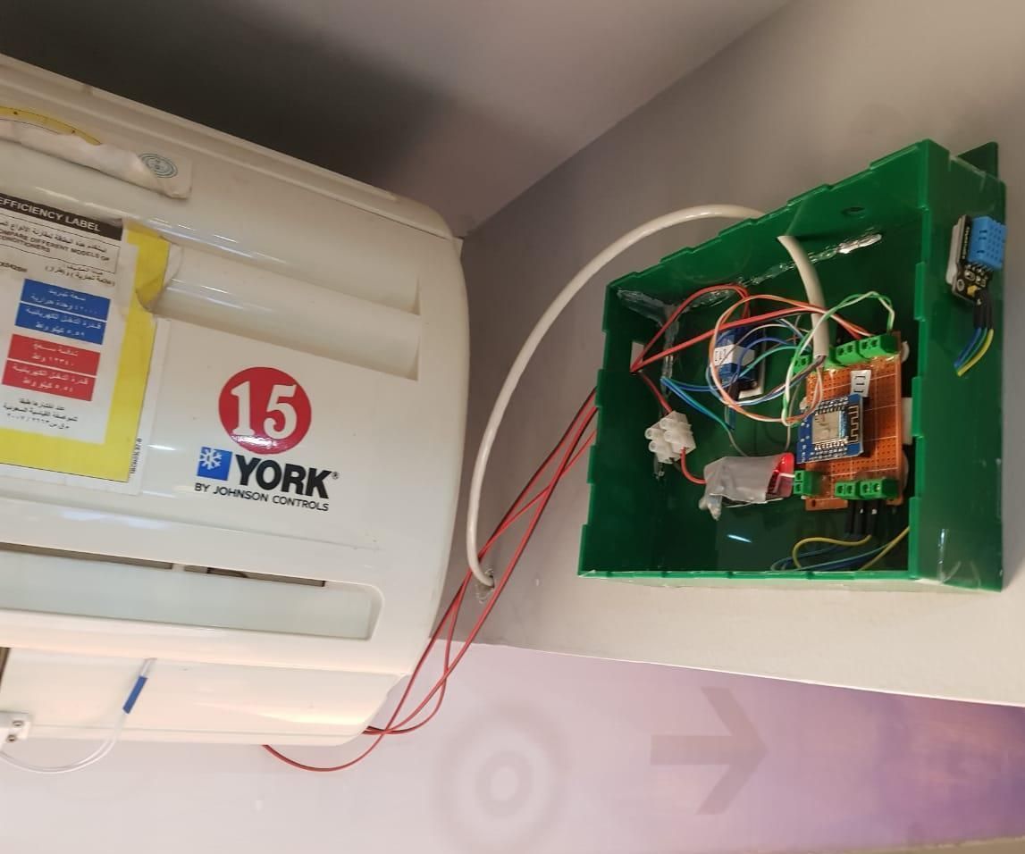 Fablab Alahsa Smart AC Project (فاب لاب الأحساء المكيف الذكي)