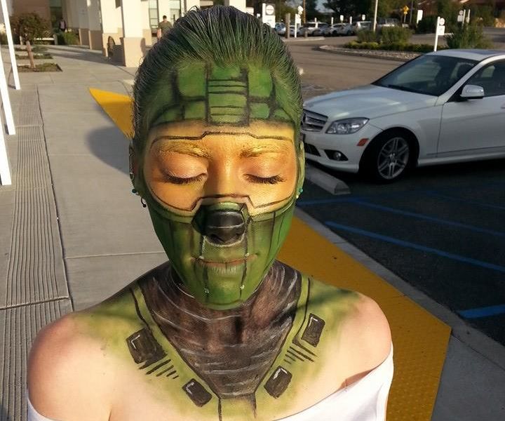 Master Chief! Makeup Transformation.
