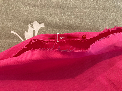 Close the Opening With a Ladder Stitch