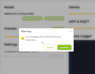 Upload the AI Model