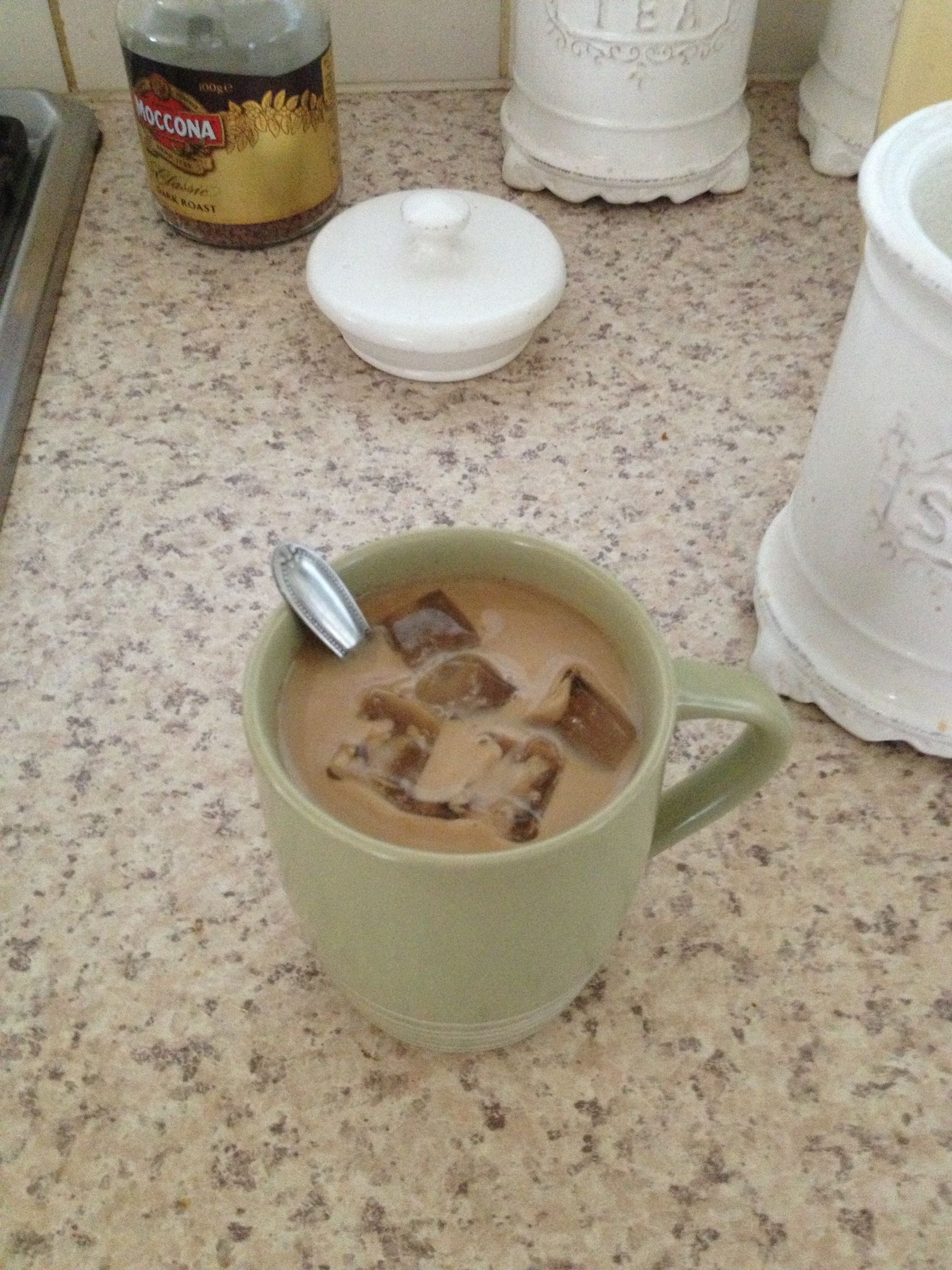 Homemade iced-coffee
