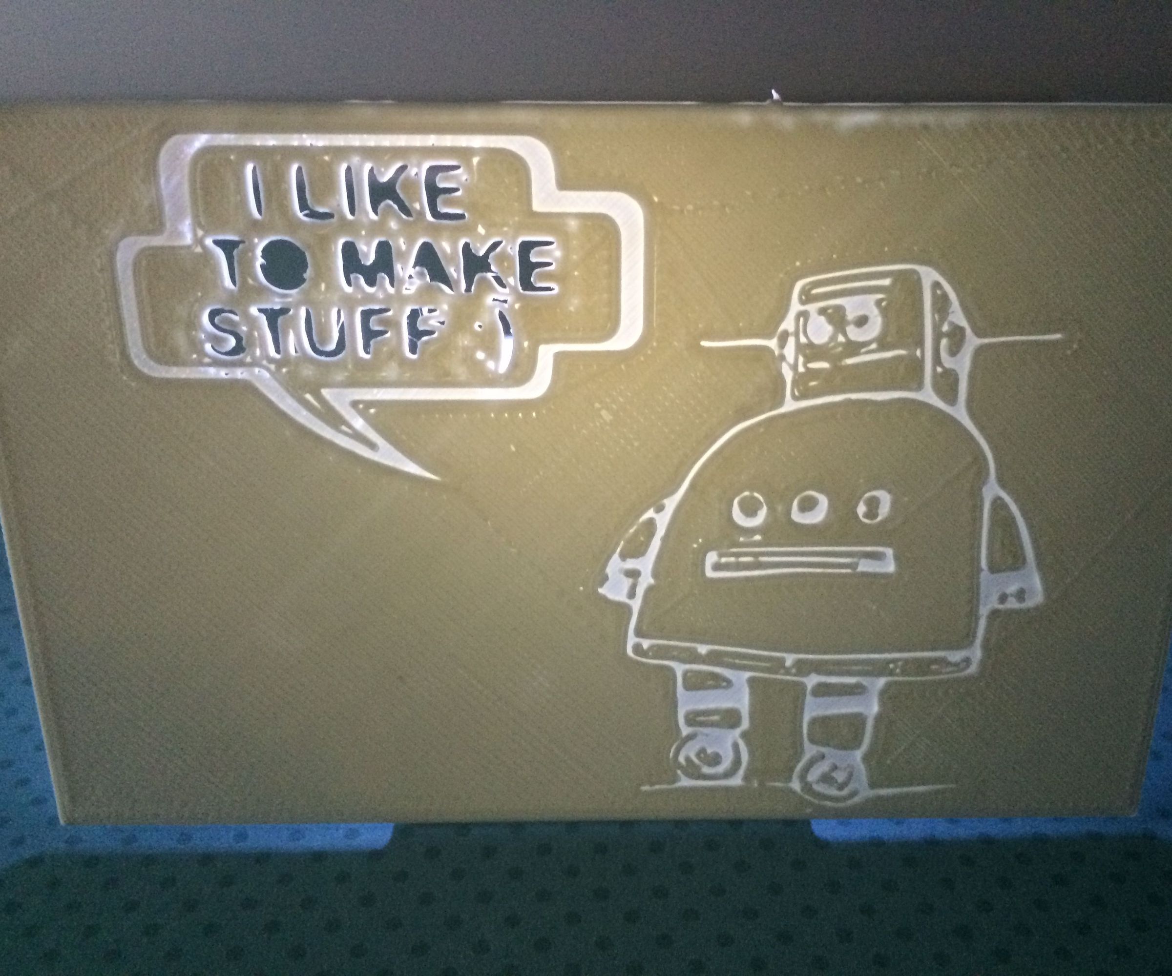 3D Printed Folded Night Light