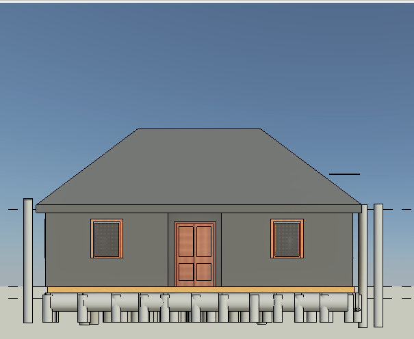 Floating House Design for Flood Areas