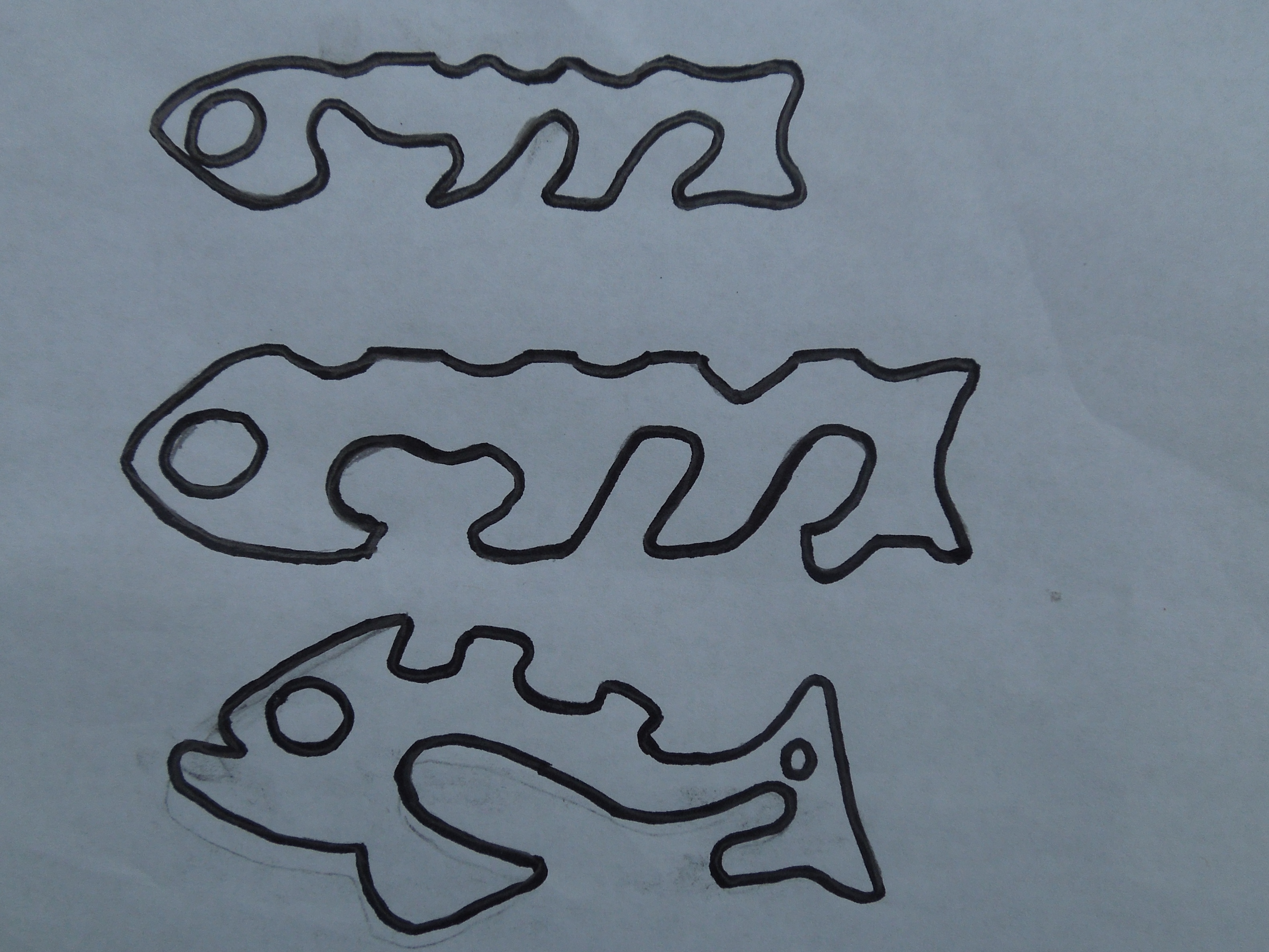 Wooden Fish Bone Knot-less Gear Ties