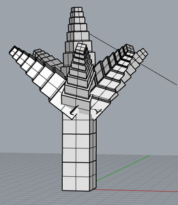 Building the Tree of Stacking Cubes