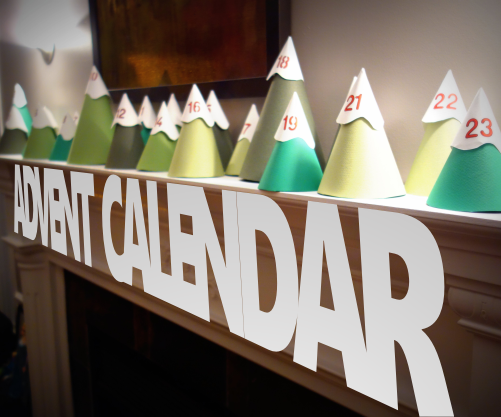 Family Papercraft: Winter Forest Advent Calender