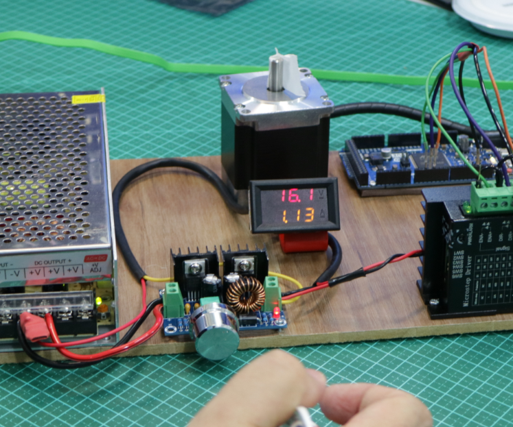 Nema Stepper Motor 23 With Tb6600 Driver With Arduino Due