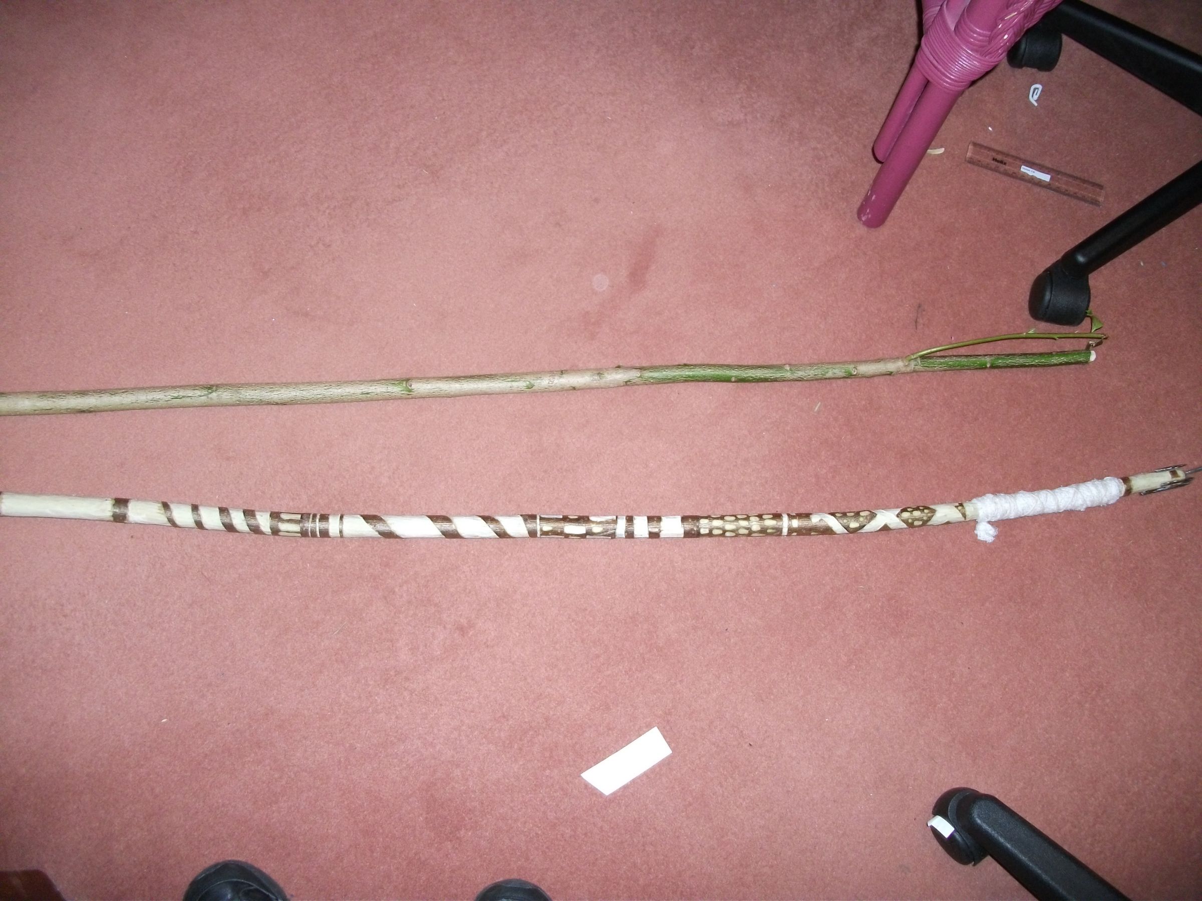 How to Whittle a Staff or a Walking Stick.  :2)
