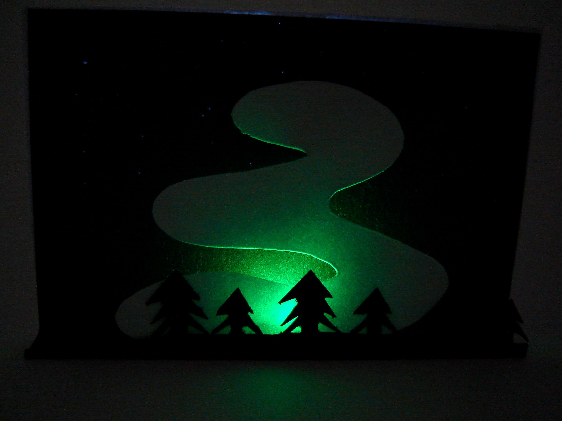 Northern Lights Papercraft