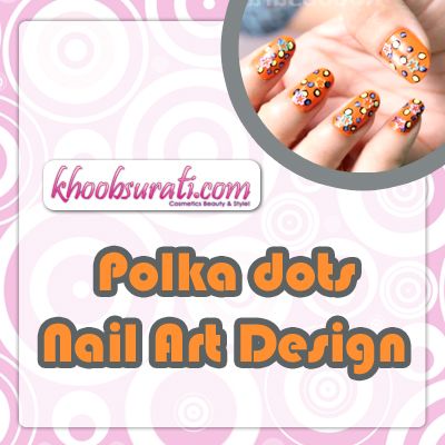 Polka Dots Nail Art Design