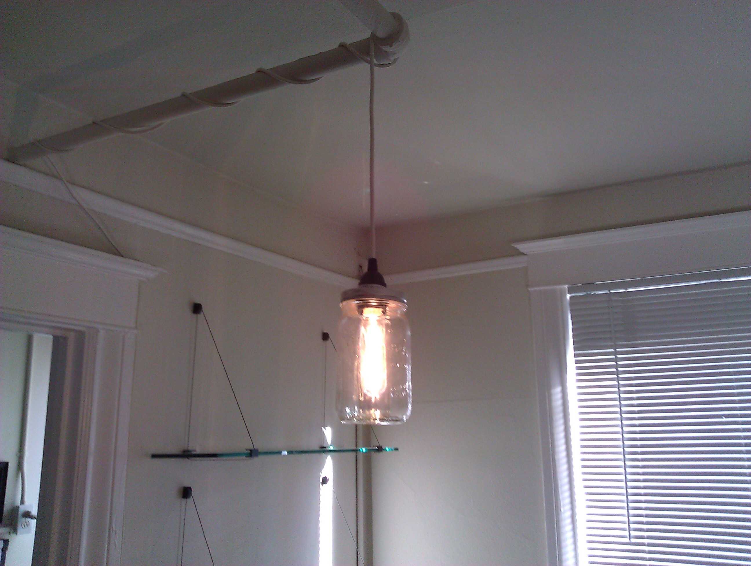 Easy & Cheap Hanging Jar Light