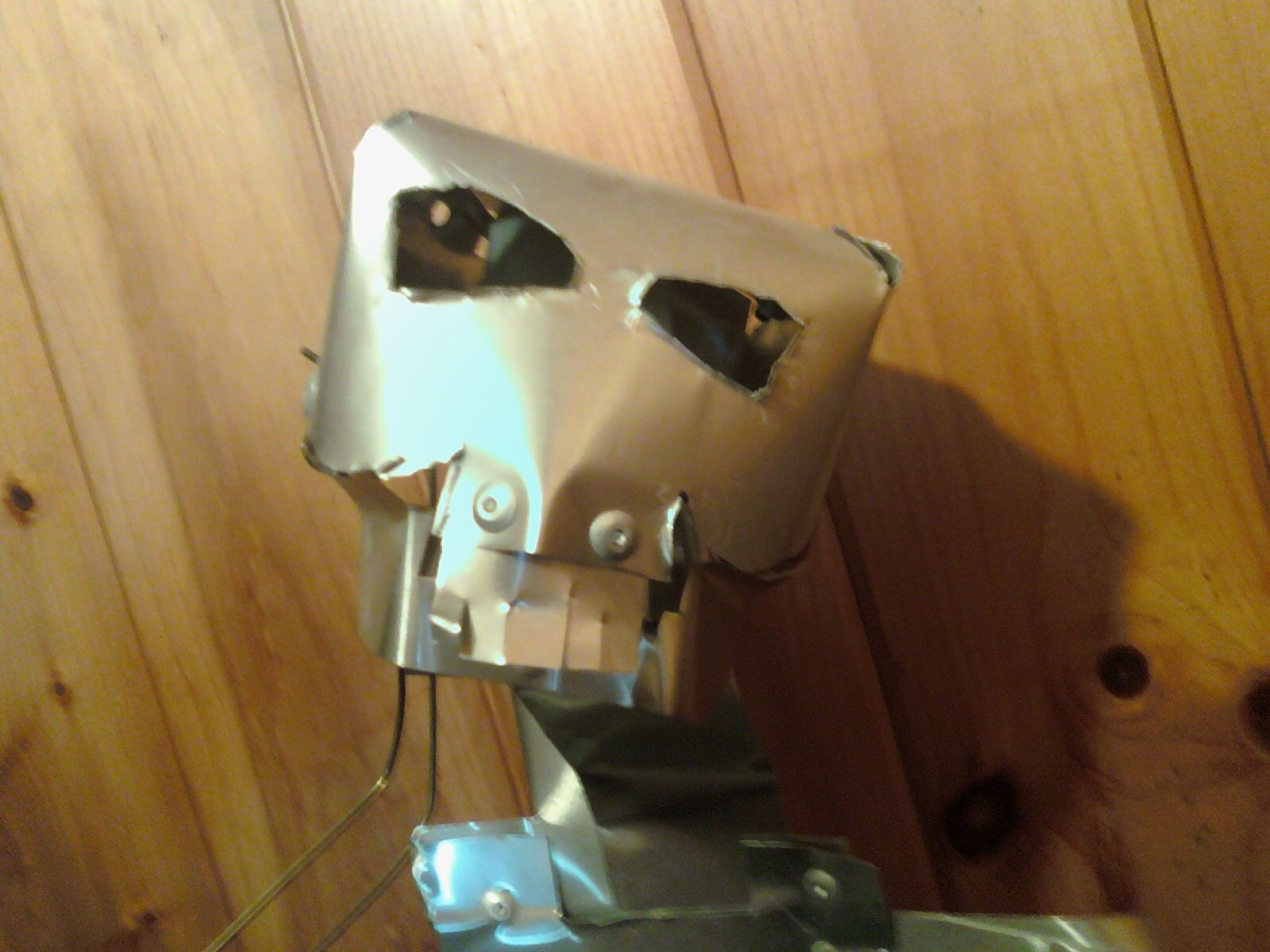 Aluminum terminator school art project