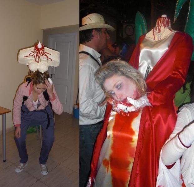 Maria Antonieta Decapitada Headless Costume SIN cabeza DISFRAZ tenerife original