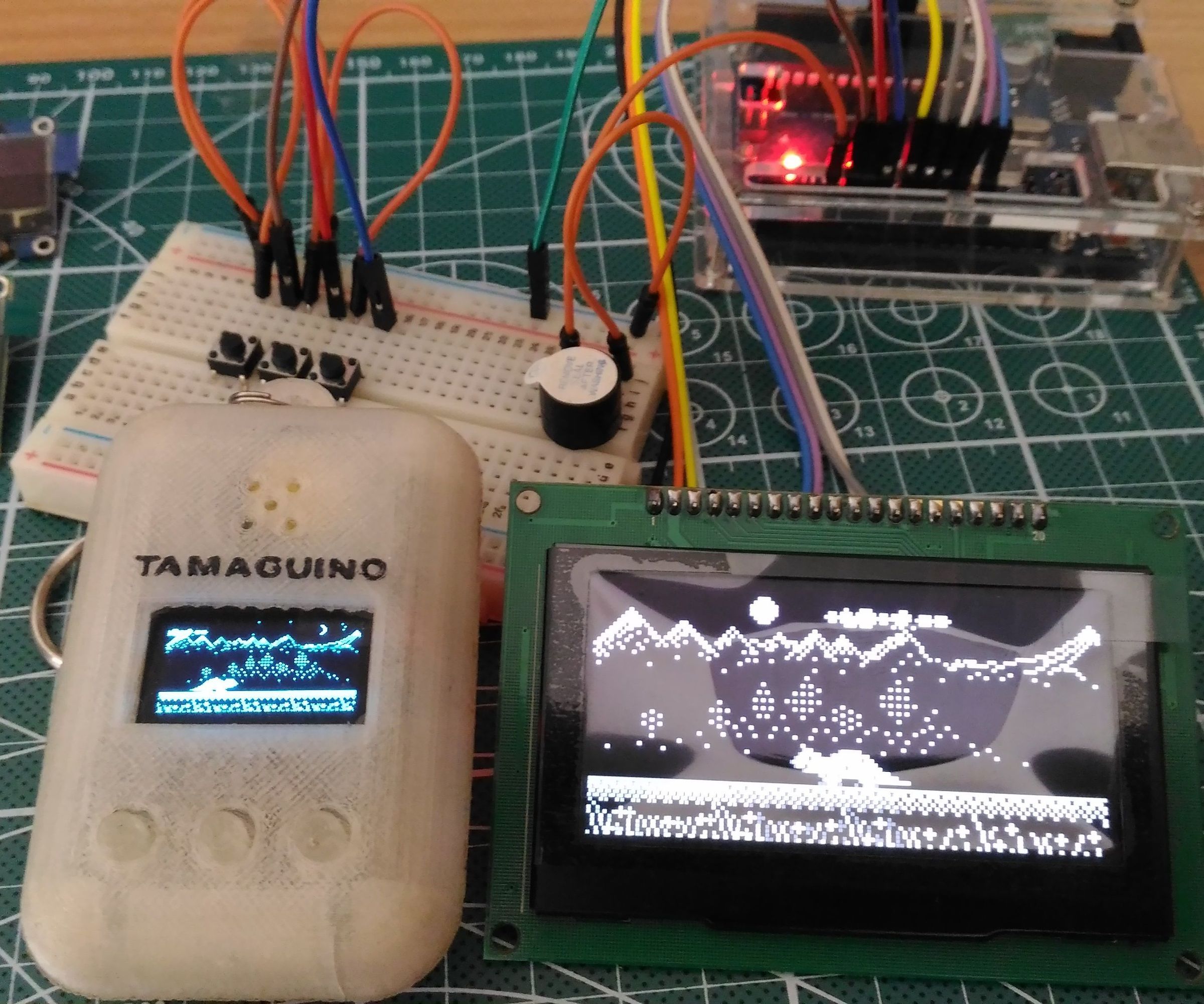 Tamaguino Update With Huge OLED