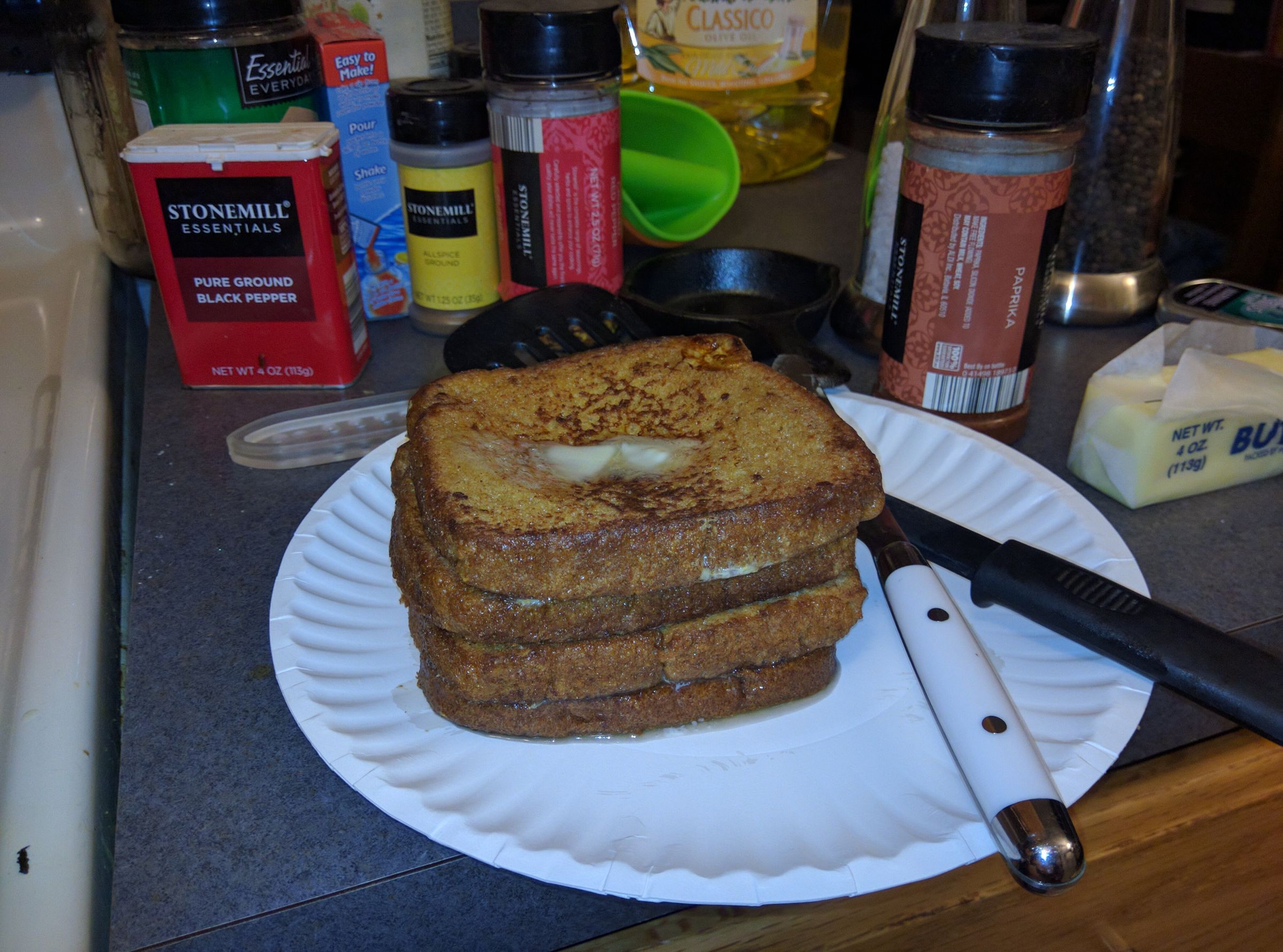 Apple Cider and Cinnamon French Toast
