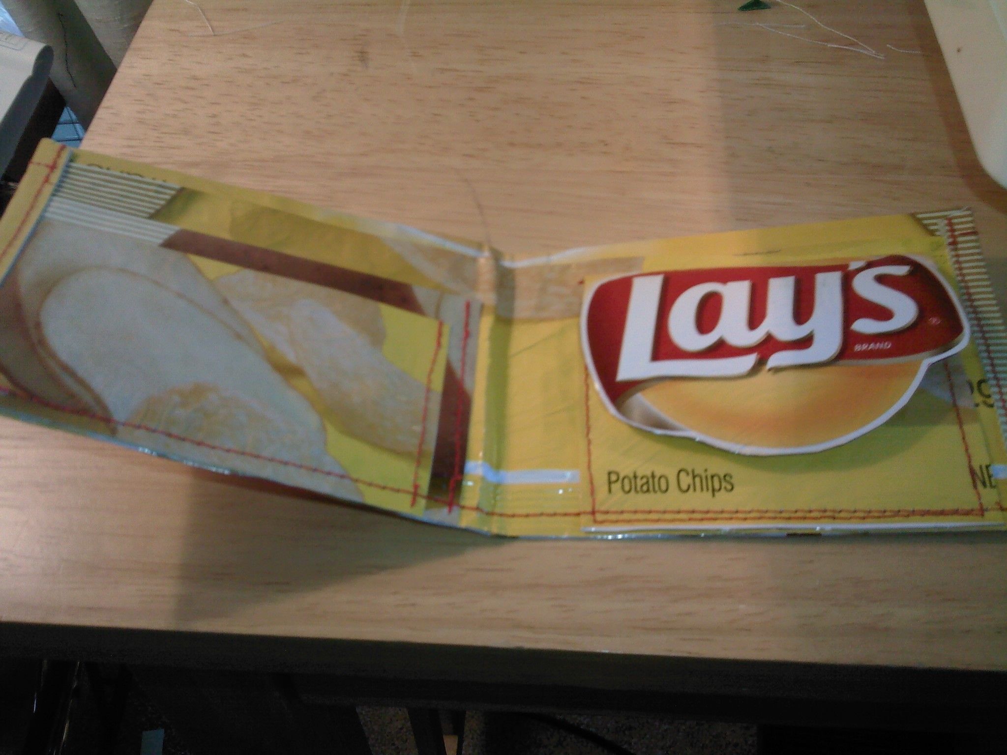 Potato Chip Bag Wallet 10 Steps (with Pictures) Instructables