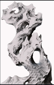 The Traditional Chinese Scholar's Rock, Recreated Using Cardboard