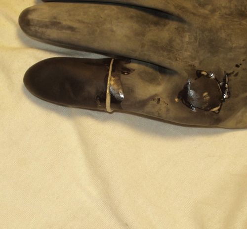 PATCHING RUBBER WORK GLOVES