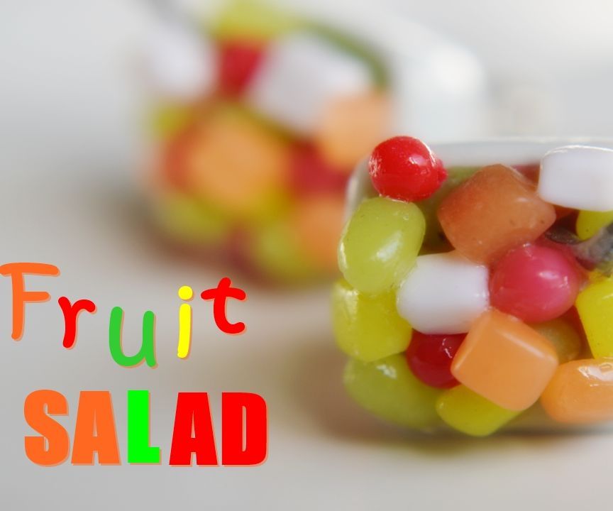 Mini Scented Fruit Salad Charm Tutorial 