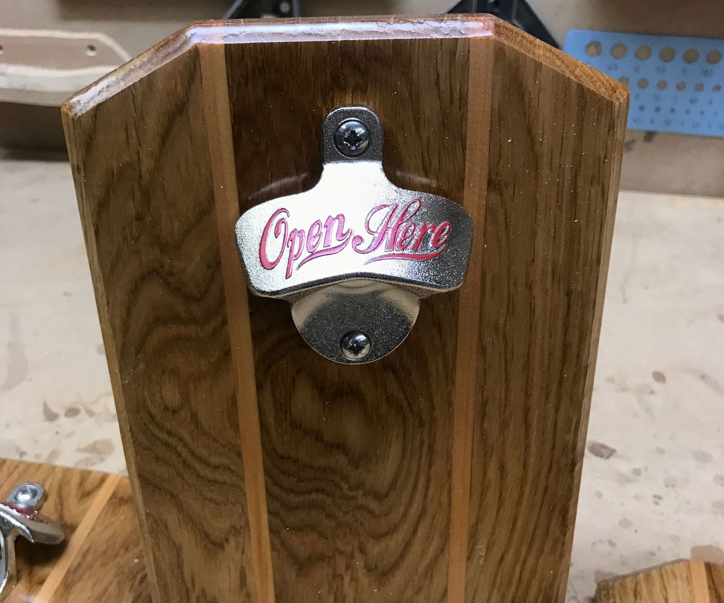Beer Bottle Opener With Magnetic Top Catcher