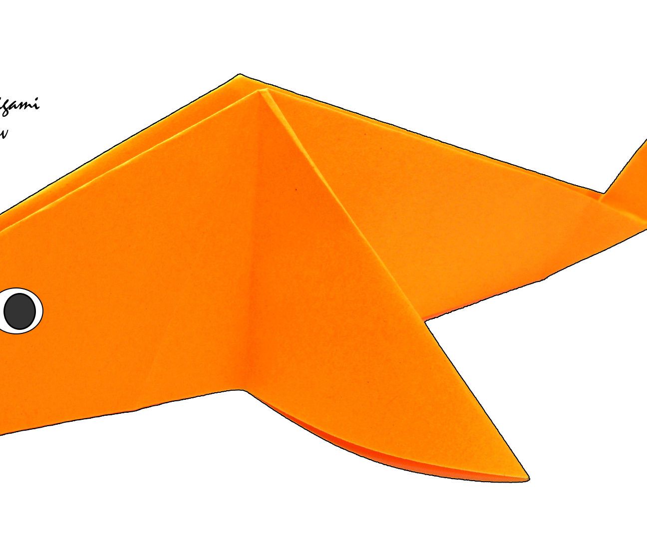 Easy Origami Whale