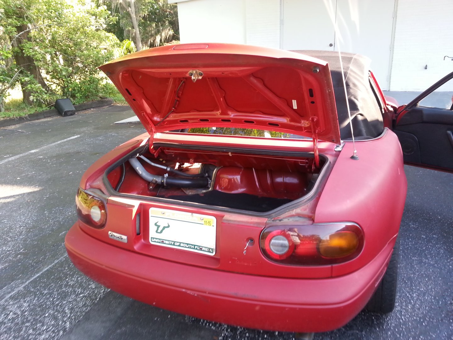 Miata Trunk Opener Lock Mechanism Failed Leaving the Hatch Stuck Shut