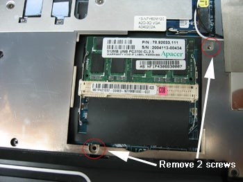 Installing Memory Into a Asus A2000D Notebook