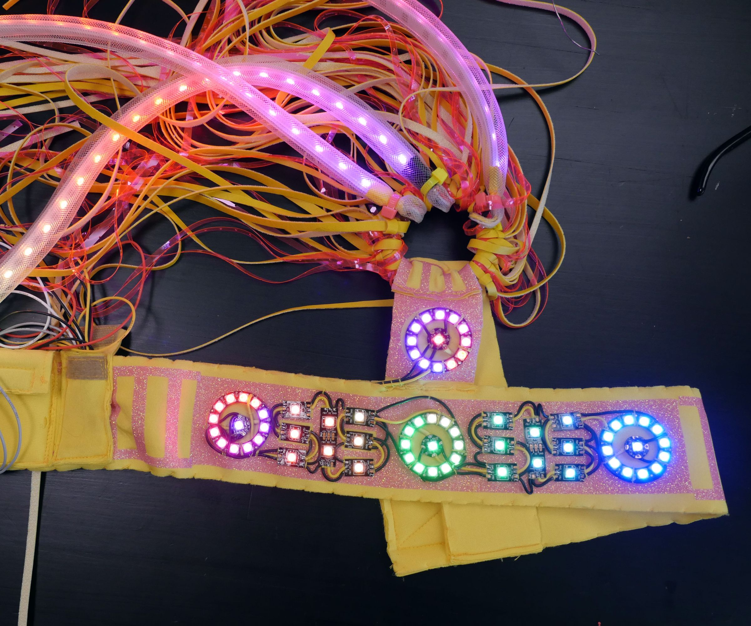 Colorful LED Headpiece
