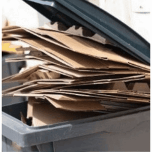 Upcycled Cardboard Clock