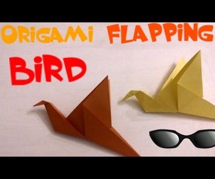 Origami Flapping Bird - Easy Origami