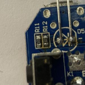 Modification 1: Replace the White LED With a UV, Blacklight LED (part 1)