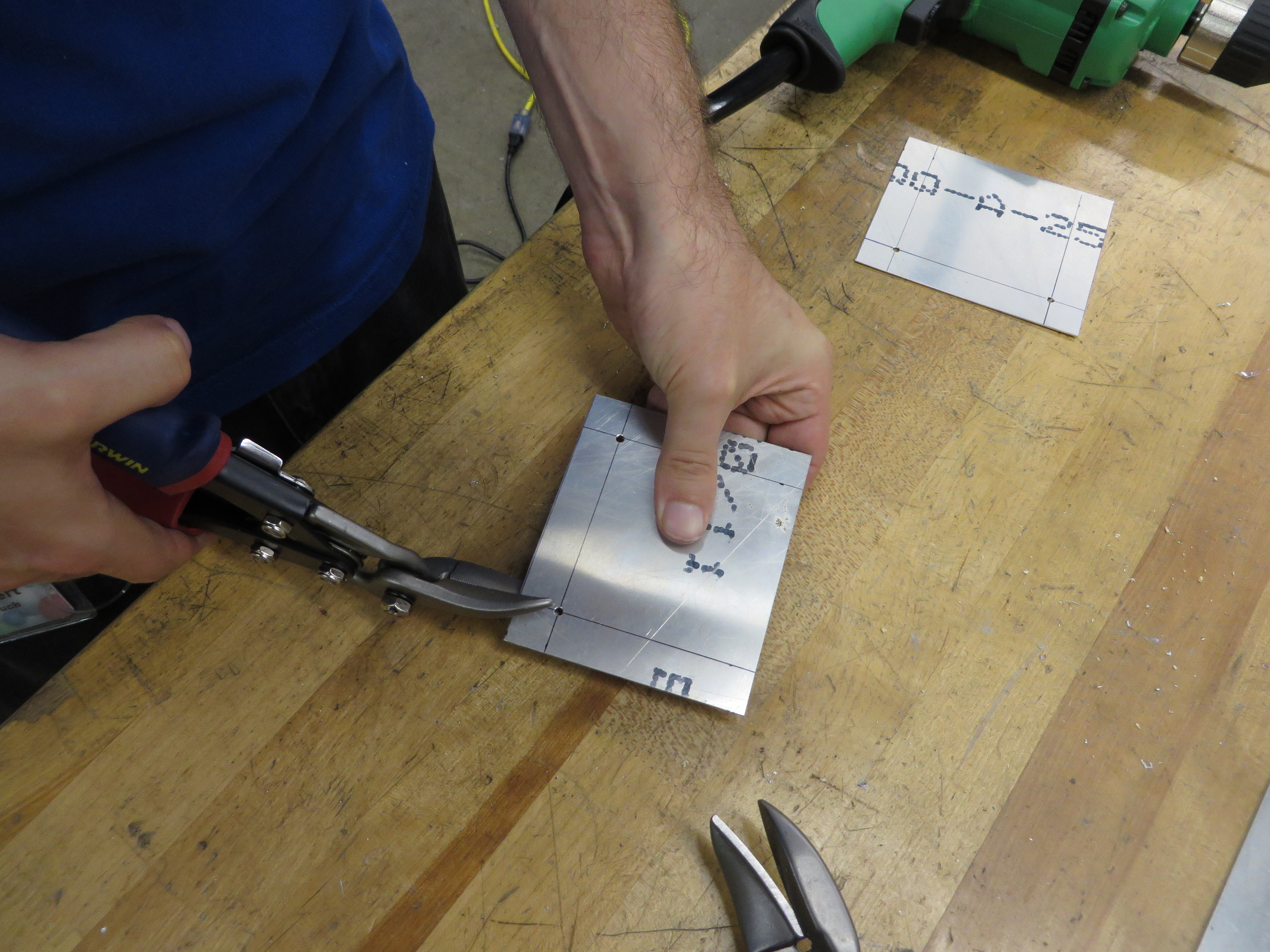 A Riveted Metal Box With Lid 11 Steps Instructables