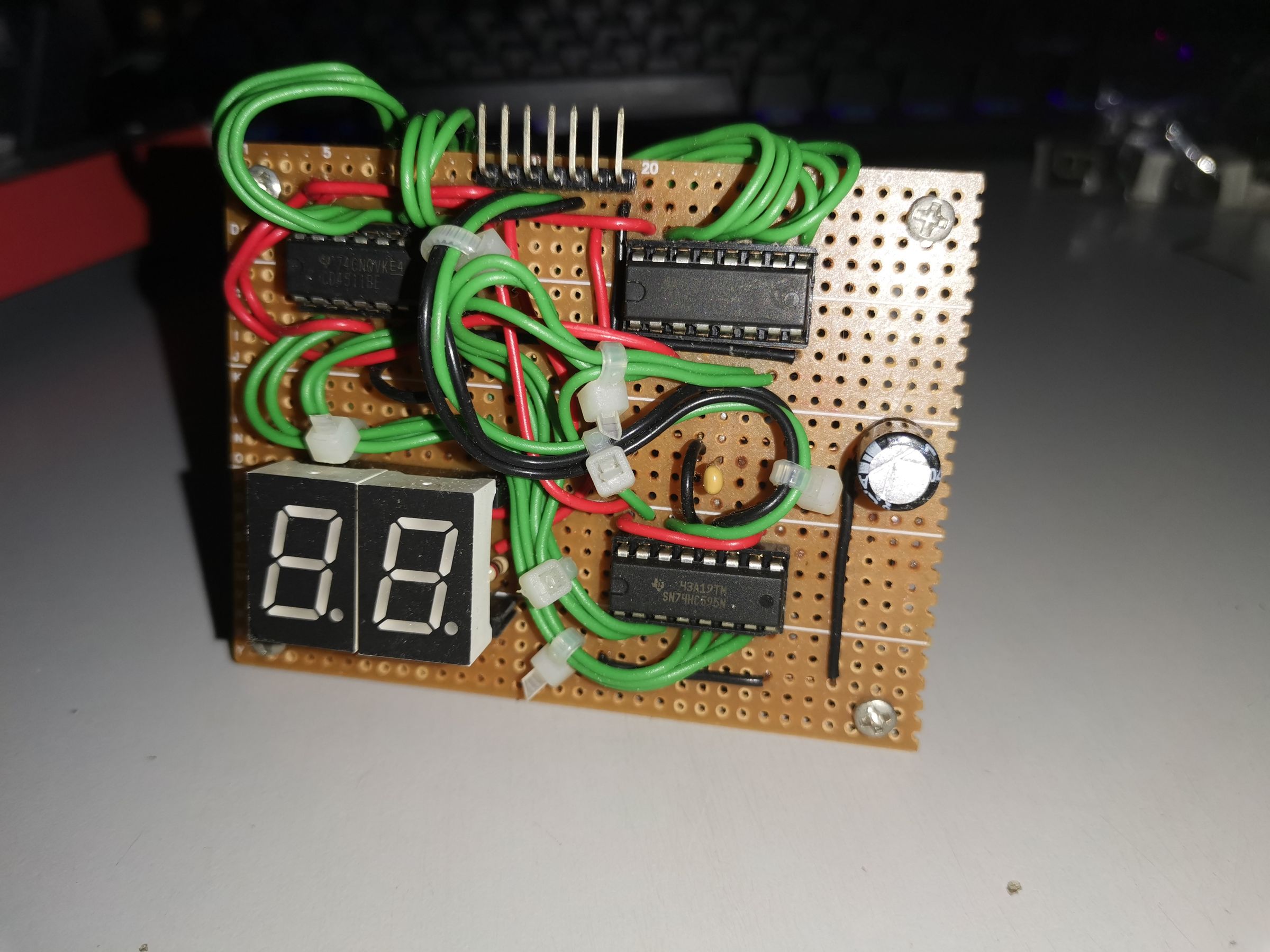 2x 7-Segment Display With 3 Pins From Arduino : 6 Steps